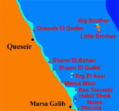 Maps of Egypt - el quesier map