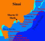 Maps of Egypt - sharm map